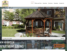 Tablet Screenshot of canyoncountryseniorapts.com